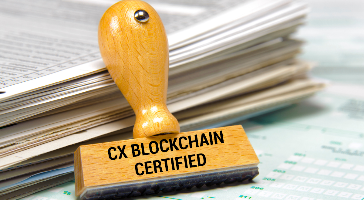 CX Blockchain Certification For BPO Vendor Procurement